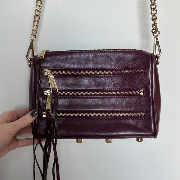 Rebecca Minkoff chain link zipper crossbody bag - Picture 2 of 6